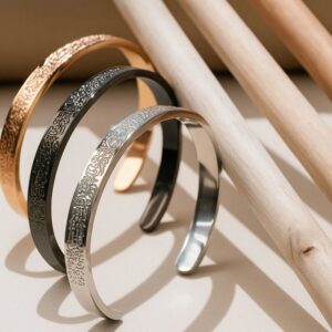 Ayat-Ul-Kursi / Naad-E-Ali Cuff Bracelet