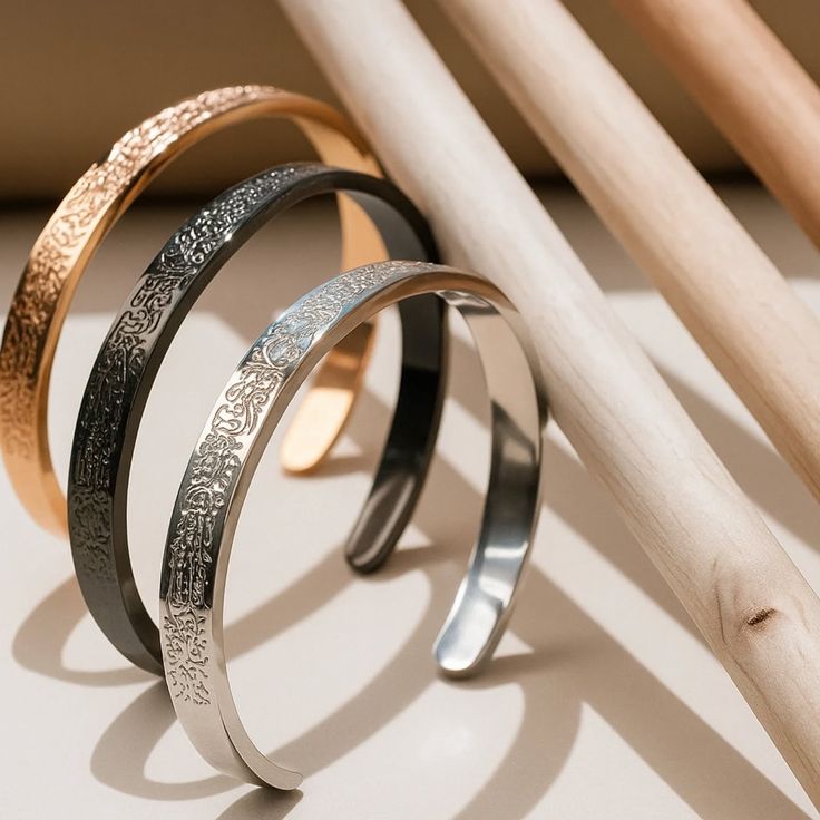 Ayat-Ul-Kursi / Naad-E-Ali Cuff Bracelet
